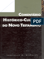 Comentario Historico Cultural Do Novo Testamento_lawrence o Richards