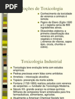 Noções de Toxicologia