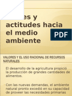 Valores y Actitudes Hacia El Medio Ambiente 2