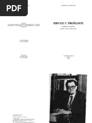 Stjepan ANTOLJAK Hrvati U Prošlosti | PDF