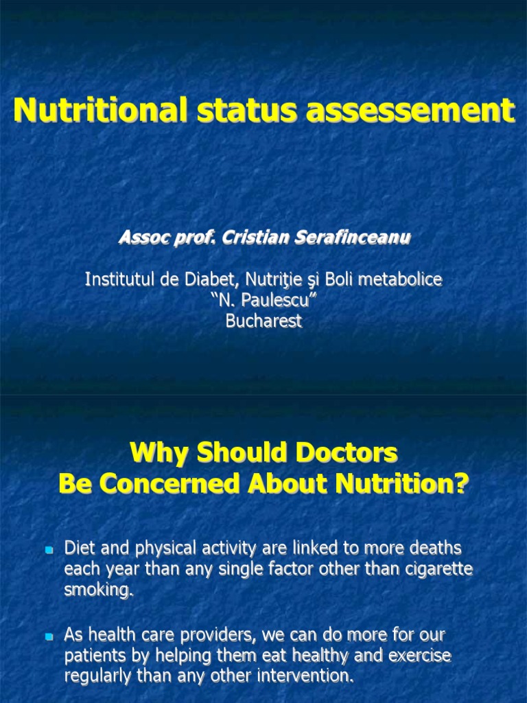 Nutritional Status Assessment Guide | PDF | Saturated Fat | Diet ...
