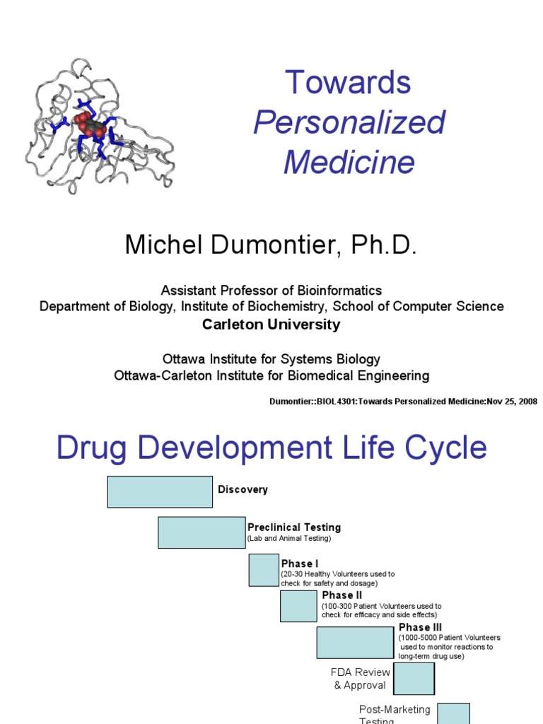 Drug Development in Personalized Medicine | PDF | Personalized Medicine ...