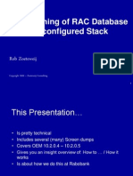 Provisioning of RAC Database On Configured Stack - SIG