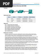 11.2.4.5 Lab - Accessing Network Devices With SSH