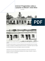 A Casa Invisível, Fragmentos Sobre A Arquitetura Popular No Brasil - João Diniz.