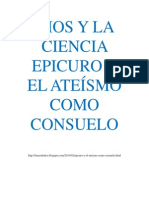 Dios y la Ciencia Epicuro y el Ateismo como consuelo.pdf