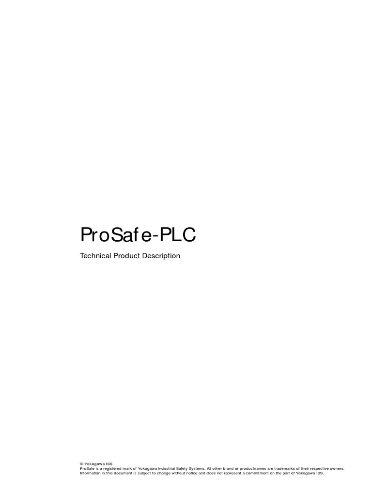 Pro Safe PLC | PDF | Programmable Logic Controller | Analog To Digital ...