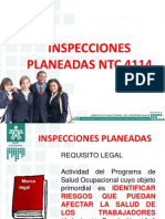 Sena Inspecciones Planeadas NTC 4114 Ycm 2014