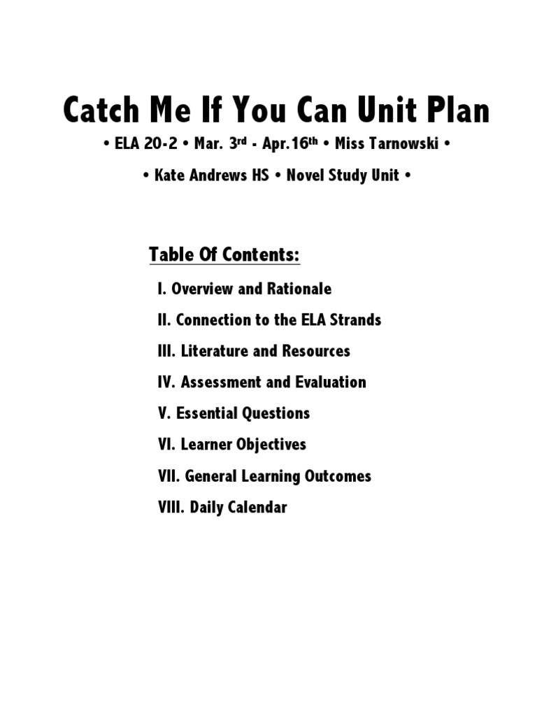 Catch me essay picture