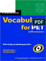 Vocab For PET