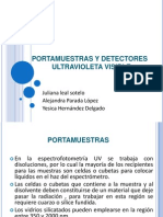 exposiciÃ³n de detectores y portamuestras - anÃ¡lisis quimico II