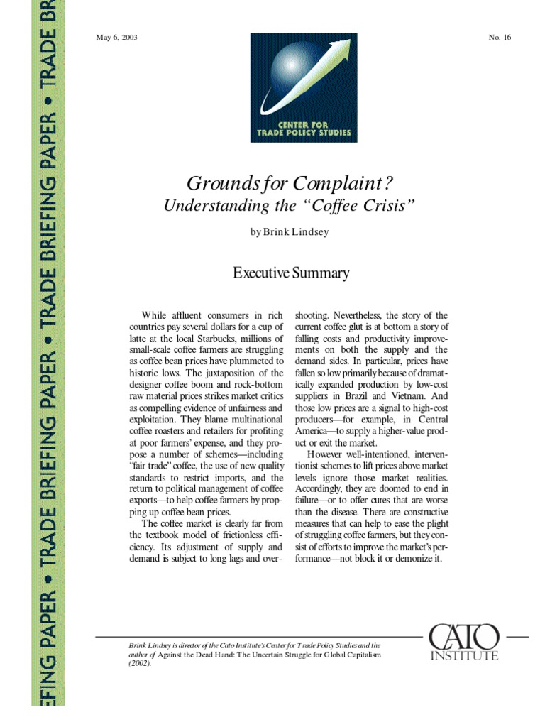 Coffee crisis essay 06 image