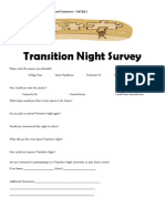 transition night survey fall