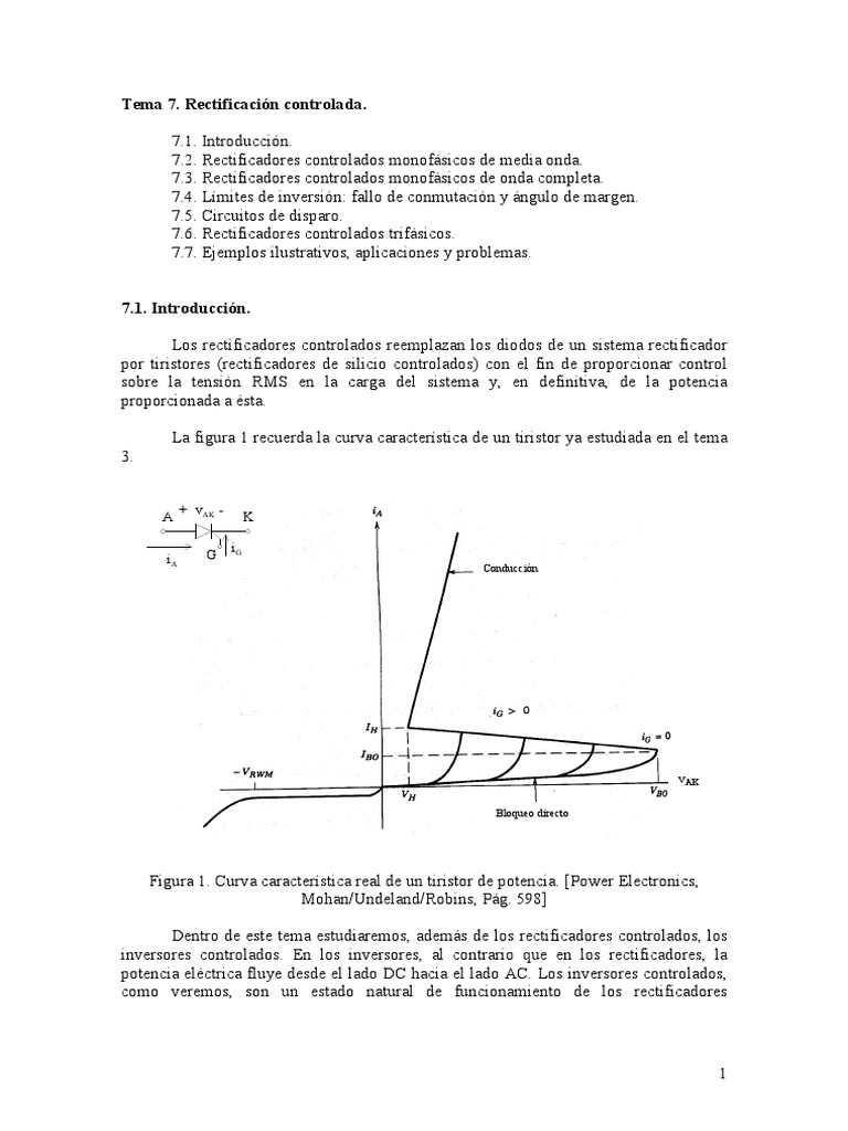 Rectificadores Controlados | PDF