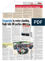 Thesun 2009-10-13 Page02 Cooperate To Revive Standing Najib Tells BN Parties