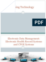 Electronic Data Management