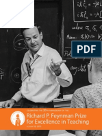 The Richard P. Feynman Prize For Excellence in Teaching at Caltech
