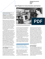 Using LabVIEW in Student Projects For Instrumentation and Control L
