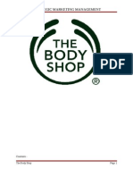 Strategic Management The Body Shop