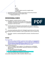 Tort Law Outline