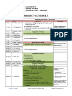 1. Project Schedule