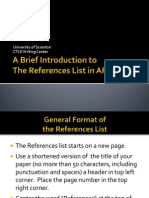 Apa Reference Page Revised