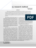 Survey research methods overview