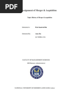 History of M & A