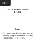 Concept of Engineering Design