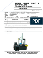 Coordinate Measuring Machine - QUOTATION