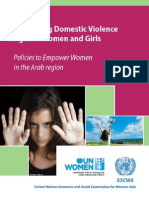 COMBATING DOMESTIC VIOLENCE AGAINST WOMEN AND GIRLS
