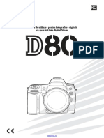 Nikon D80 Manual Utilizare
