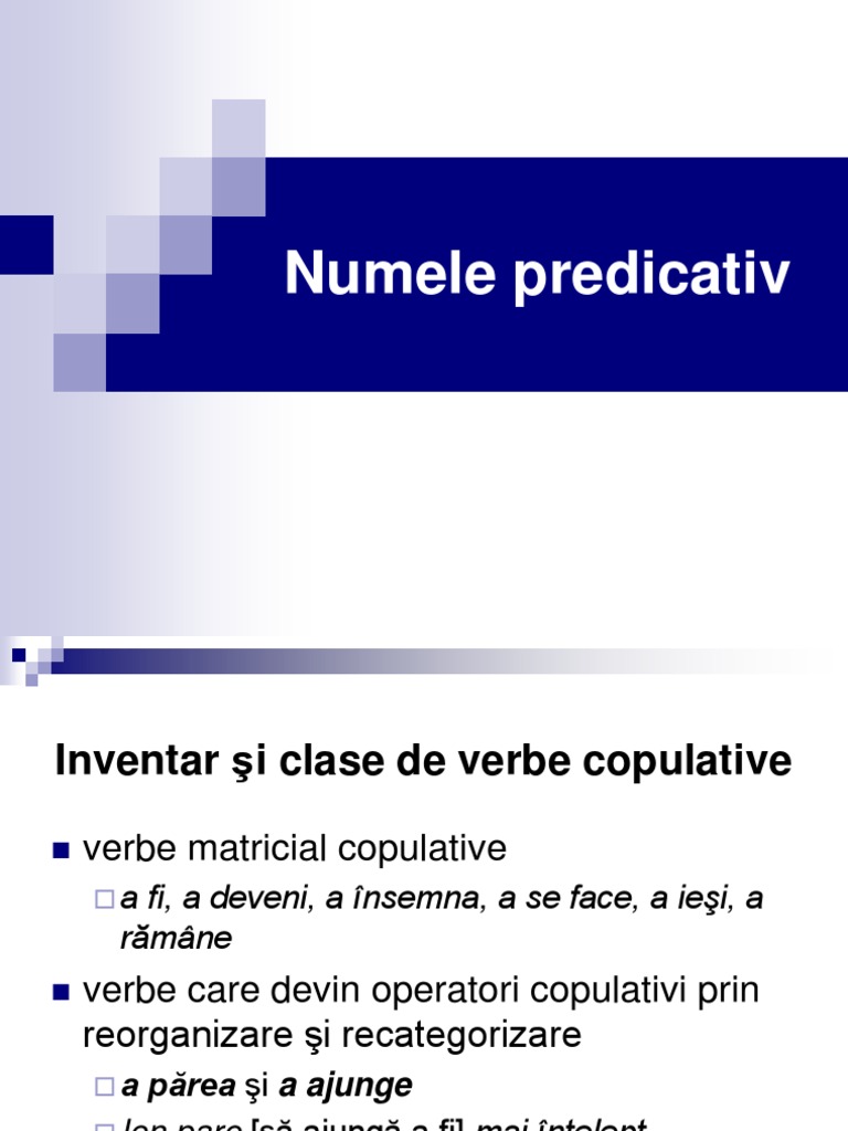 Intrebari Nume Predicativ C06 Numele Predicativ Ok | PDF