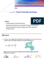 Lect 3-Electric Potential and Energy