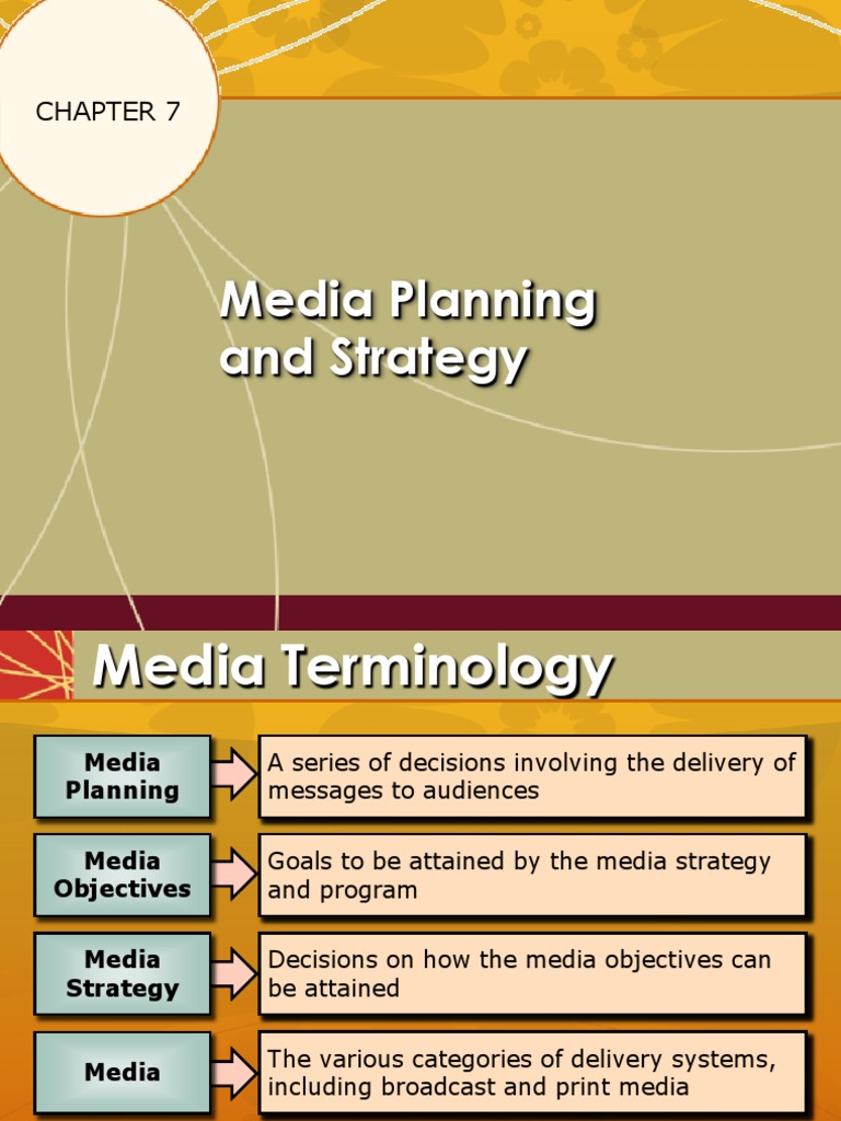 Chap 7 - Media Planning and Strategy | PDF | Mass Media | Advertising