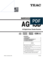 Teac Chassis Ag-15d Av Digital Home Theatrer Receiver