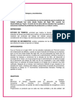 Estudio tiempos-movimientos análisis operaciones