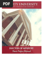 Download 2014 Doctor of Ministry Thesis Manual by  SN210756921 doc pdf