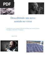 Descobrindo Um Novo Sentido No Viver