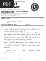 News Release: Police Department, County of Nassau