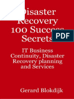 Disaster Recovery 100 Success Secrets IT Business Continuity Disaster Recovery Planning and Services