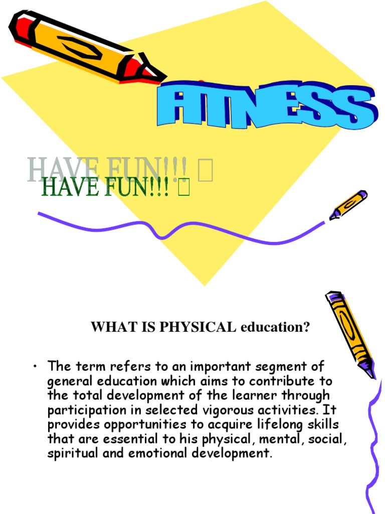 what is physical education summary