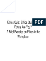 Ethics Quiz