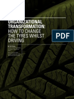 Organizational Transformation: How to Change the Tyres Whilst Driving | By Phil Phelan