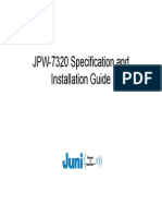 JPW7320 Installation Guideline v1.0