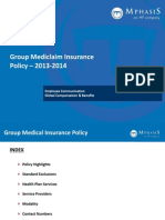 27th March Presentation on Group Mediclaim Policy-2013-14___16April2013