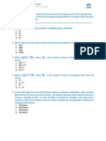 Sample Questions for TCS aptitude