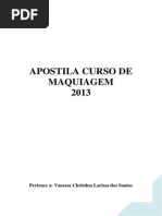 Apostila Curso de Maquiagem