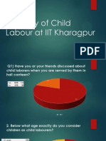 A Survey of Child Labour at IIT Kharagpur 2013-2014
