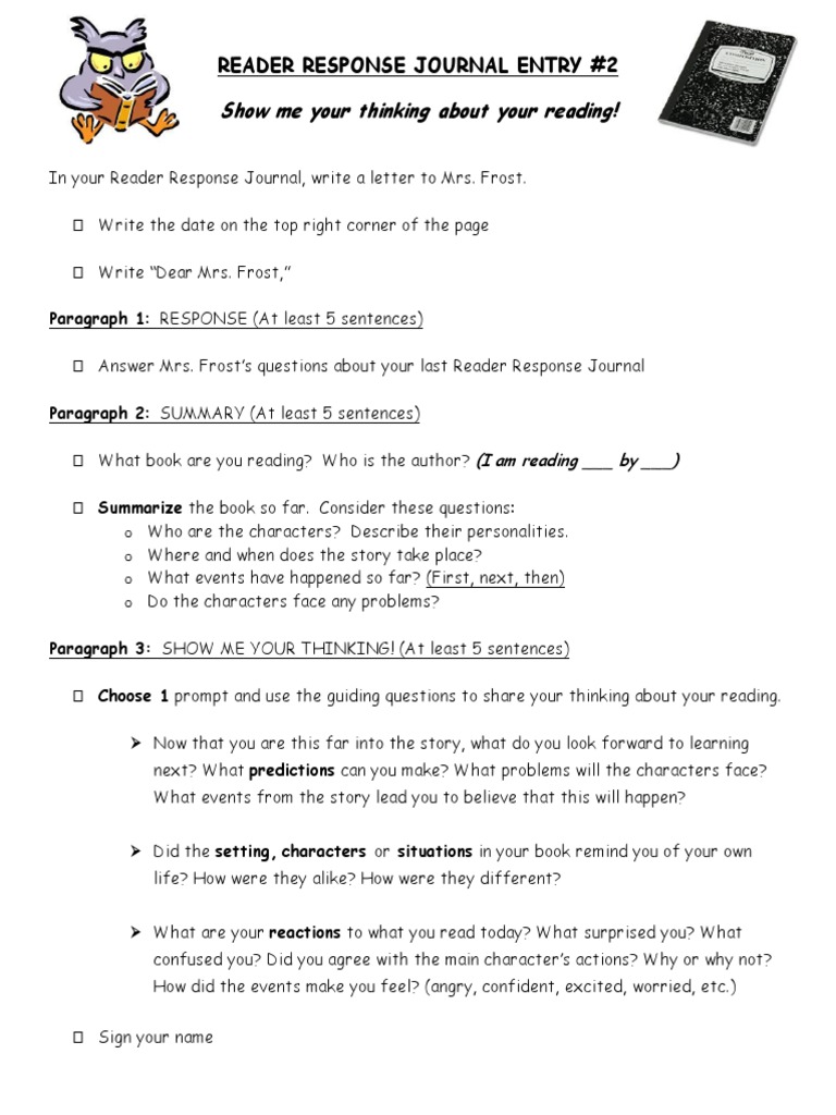 Student Reading Reflection | PDF